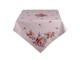 Růžový bavlněný ubrus na stůl s růžemi Dotty Rose - 150*250 cm Clayre & Eef