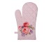 Růžová bavlněná chňapka - rukavice s růžemi Dotty Rose - 18*30 cm Clayre & Eef