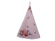 Růžová kulatá utěrka s růžemi Dotty Rose - Ø 80 cm Clayre & Eef