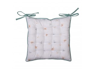 Bavlněný podsedák s výplní Flowerbomb - 40*40*4 cm