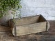 Dřevěná přírodní retro bedýnka Brick old - 30*15*10 cm Chic Antique