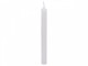 Bílá úzká svíčka Taper white - Ø 1,2 *13cm / 2.5h Chic Antique