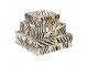 Zebra Bijoux box z hovězí kůže (sada 3ks) - 25,5*25,5*8cm Mars & More 