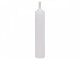 Bílá úzká krátká svíčka Short dinner white - Ø 2 *11cm / 4.5h Chic Antique