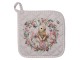Bavlněná chňapka - podložka s králíčkem Happy Bunny - 20*20 cm Clayre & Eef