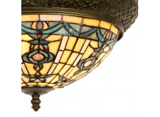 Stropní svítidlo Tiffany Alloment - Ø 38*19 cm 2x E14 / Max 40W
